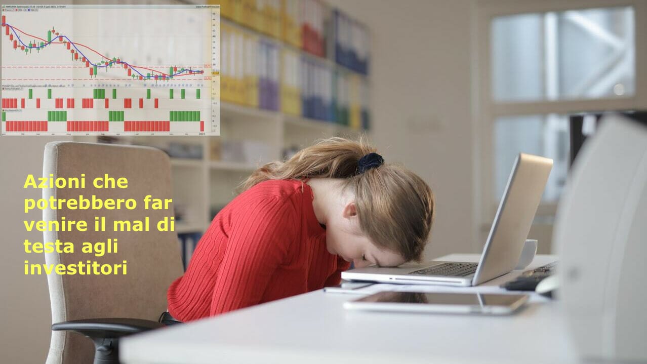 Le 5 peggiori azioni della settimana sul Ftse Mib