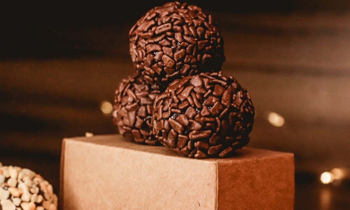 Praline di biscotti al cioccolato