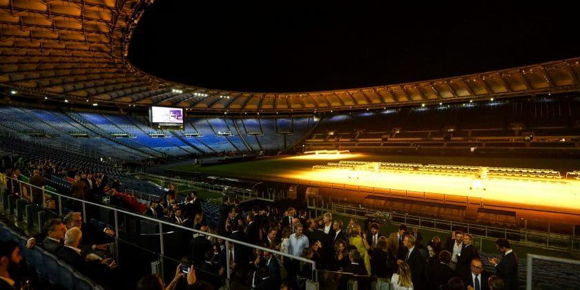 orna la Champions League-Stadio Olimpico