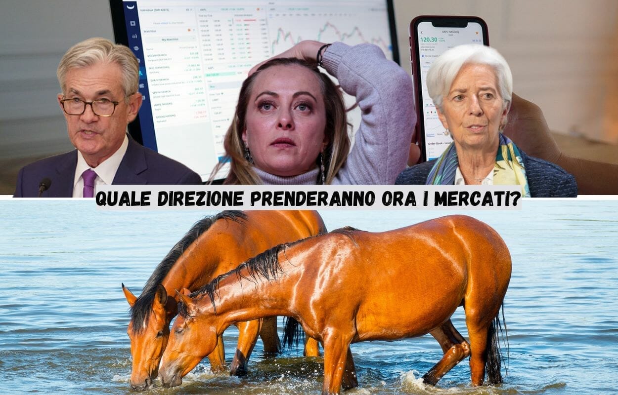 Brusco dietrofront dei mercati