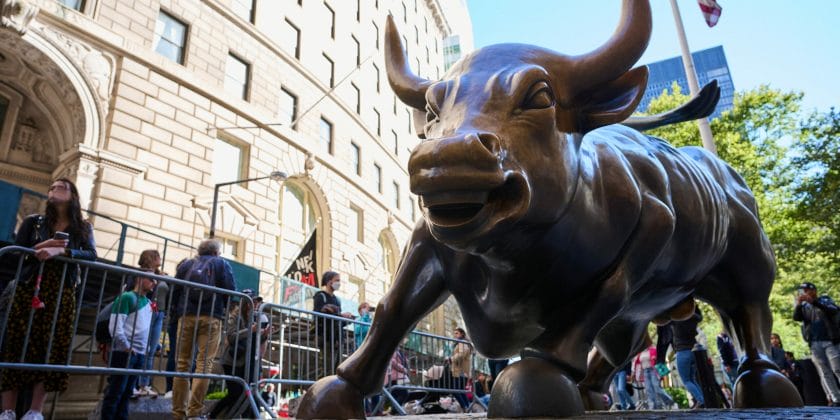 Il toro scalpita a Wall Street