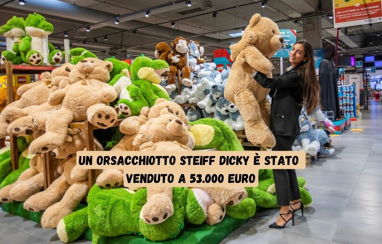 Un orsacchiotto Steiff Dicky è stato venduto a 53.000 euro