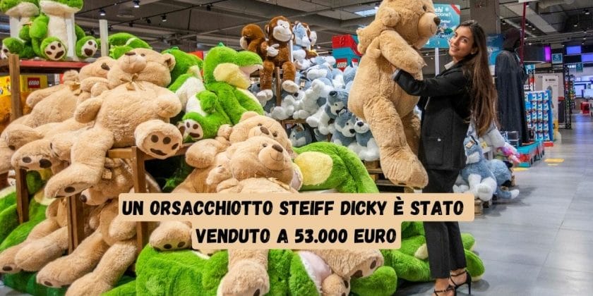 Un orsacchiotto Steiff Dicky è stato venduto a 53.000 euro