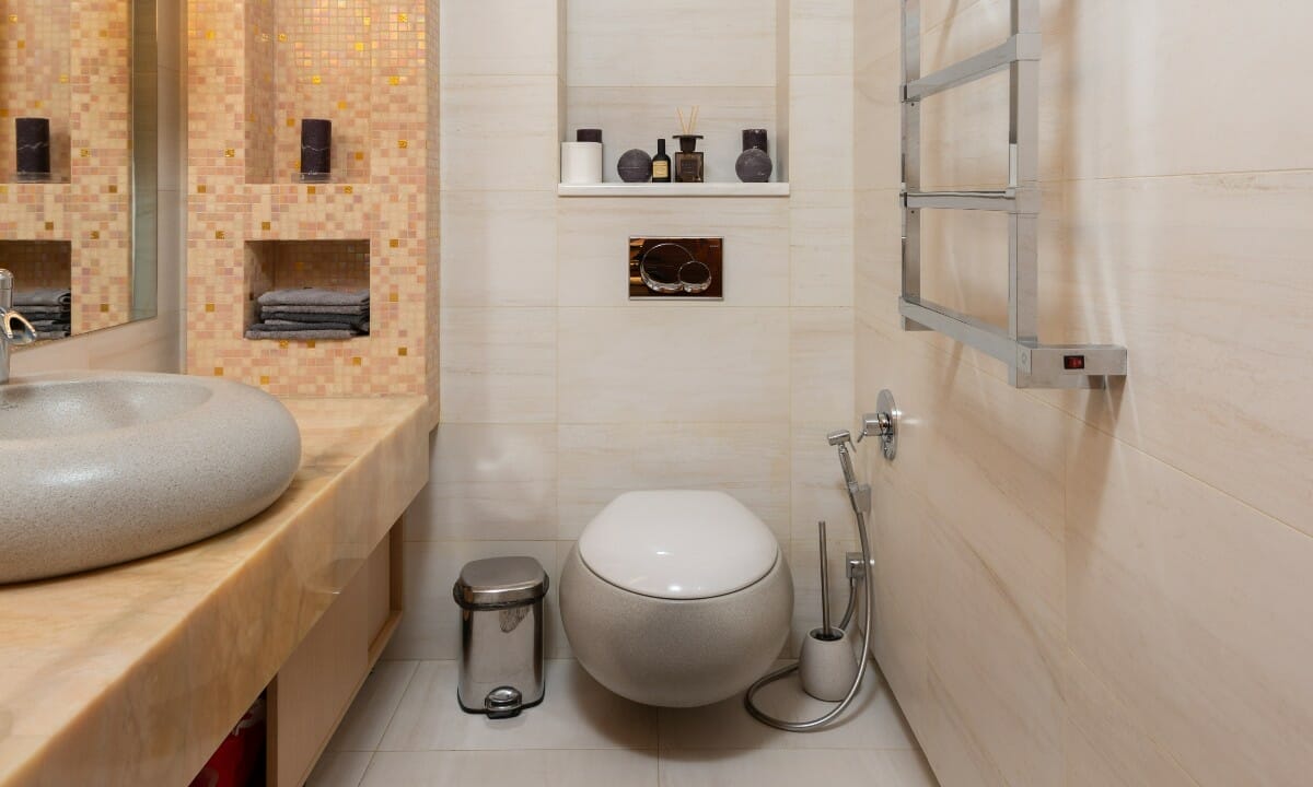 WC perfettamente pulito