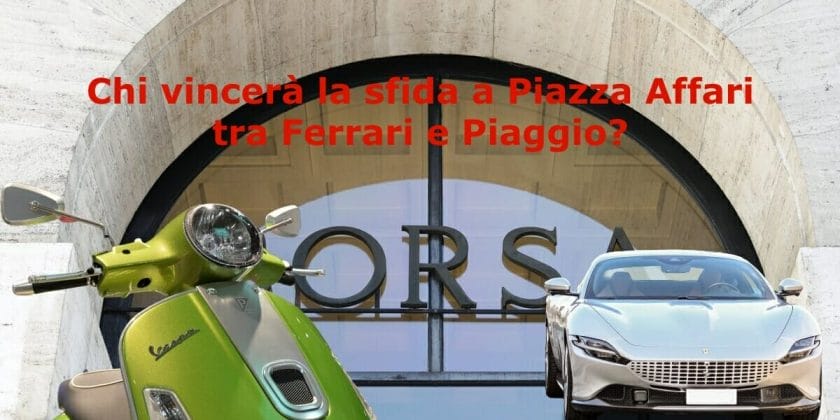 Ferrari e Piaggio registrano nuovi massimi storici