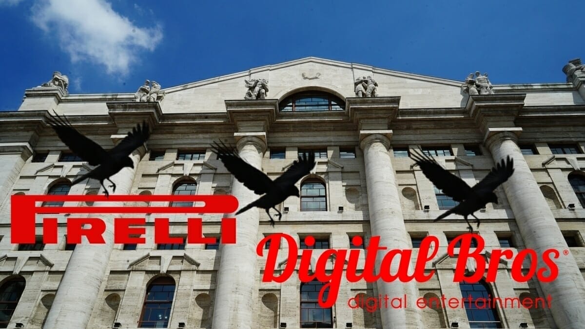 Digital Bros e Pirelli sotto attacco di 3 corvi neri