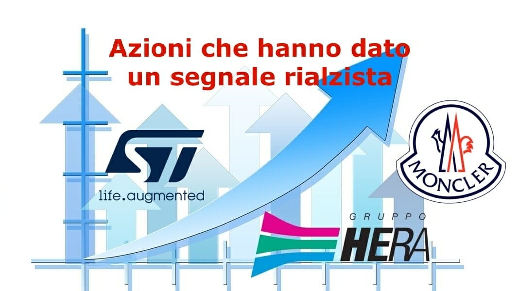 Queste sono le 3 azioni che hanno dato un segnale rialzista