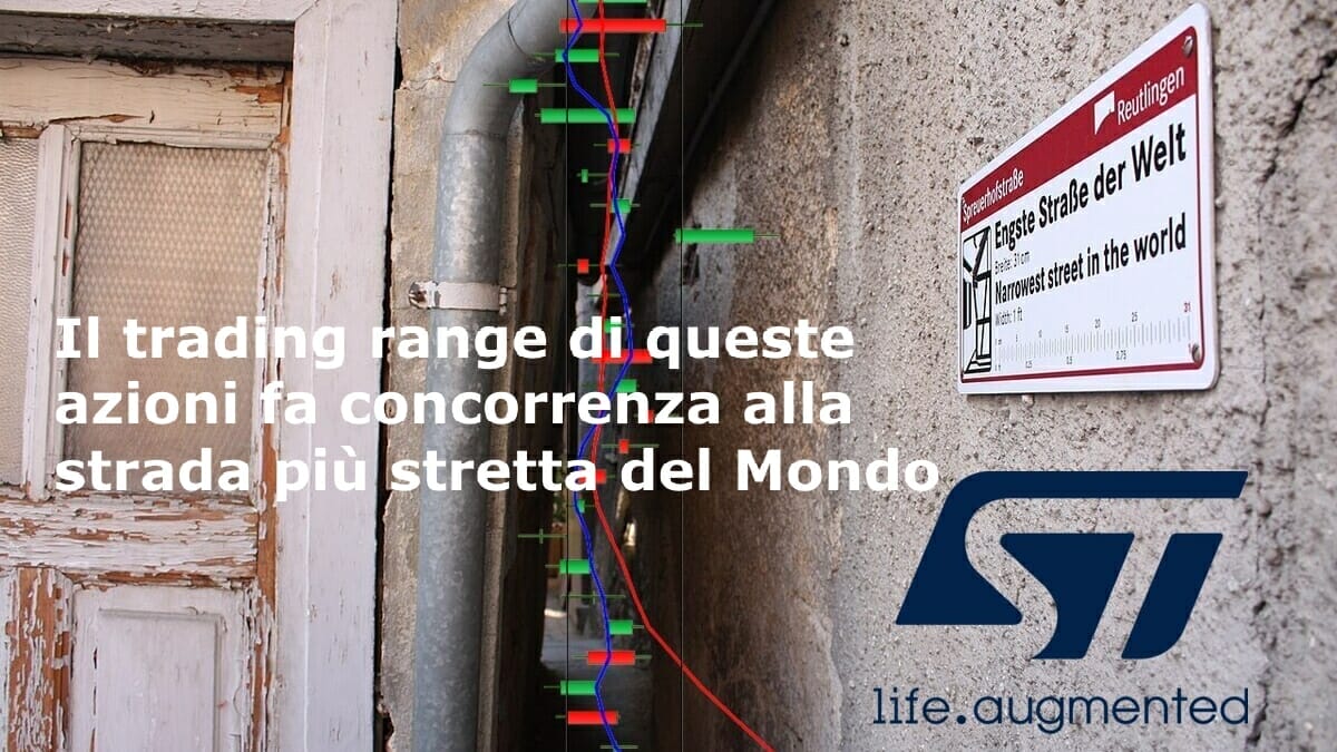 Da oltre un mese le azioni STM si muovono in una strettissimo trading range- Foto Spreuerhofstraße, Reutlingen, Germany da Wikipedia