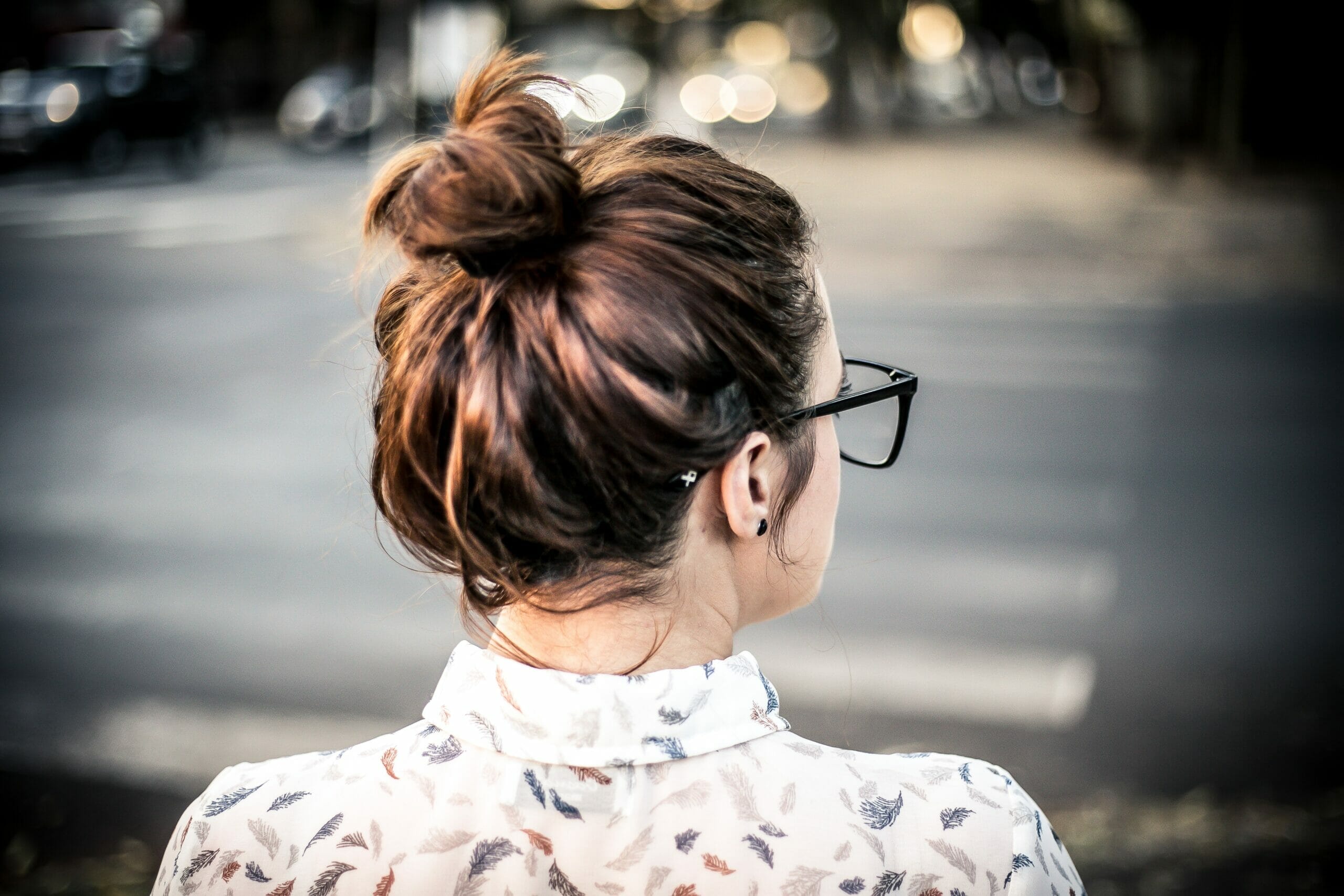 Chignon per capelli sporchi o grassi