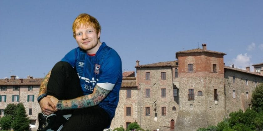 Il borgo preferito da Ed Sheeran si trova in Italia-foto da Instagram e wikipedia