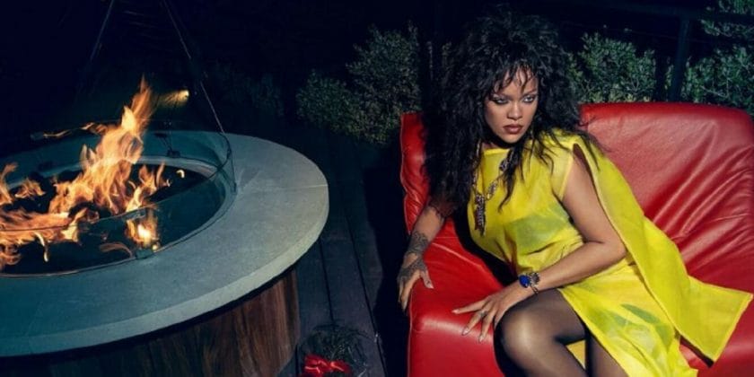 ndossare scarpe comode-foto di Rihanna da Instagram
