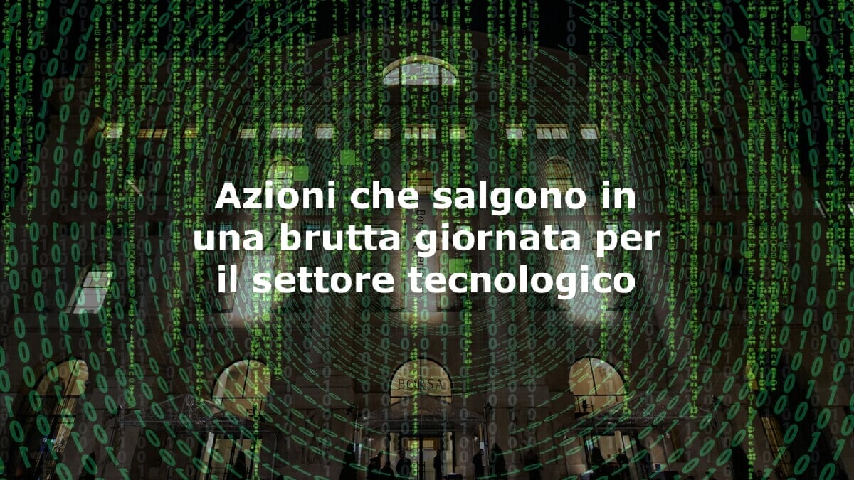 Le azioni Seco salgono al termine di una pessima giornata per il settore tecnologico