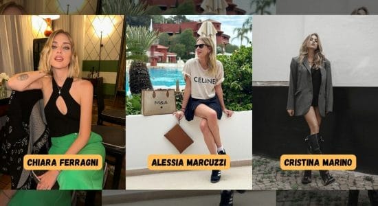 Le ciabatte che scelgono Chiara Ferragni, Alessia Marcuzzi e Cristina Marino-foto da Instagram