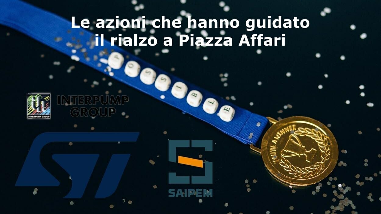 STMicroelectronics, Interpump Group e Saipem hanno guidato il rialzo del Ftse Mib