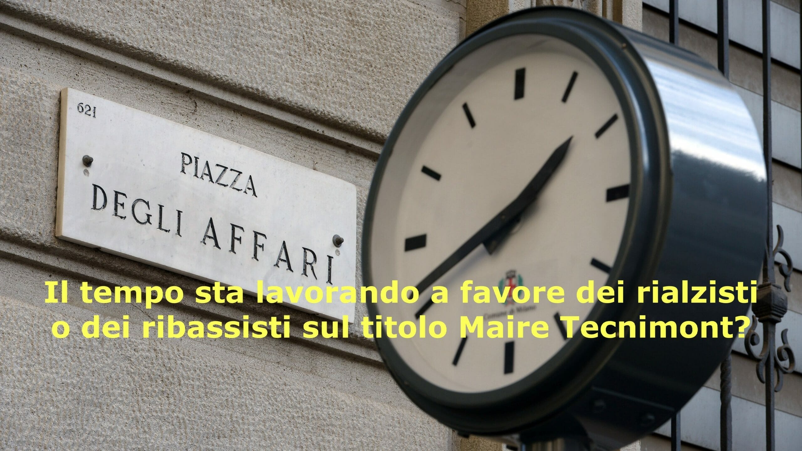 Per le azioni Maire Tecnimont un movimento importante potrebbe essere alle porte