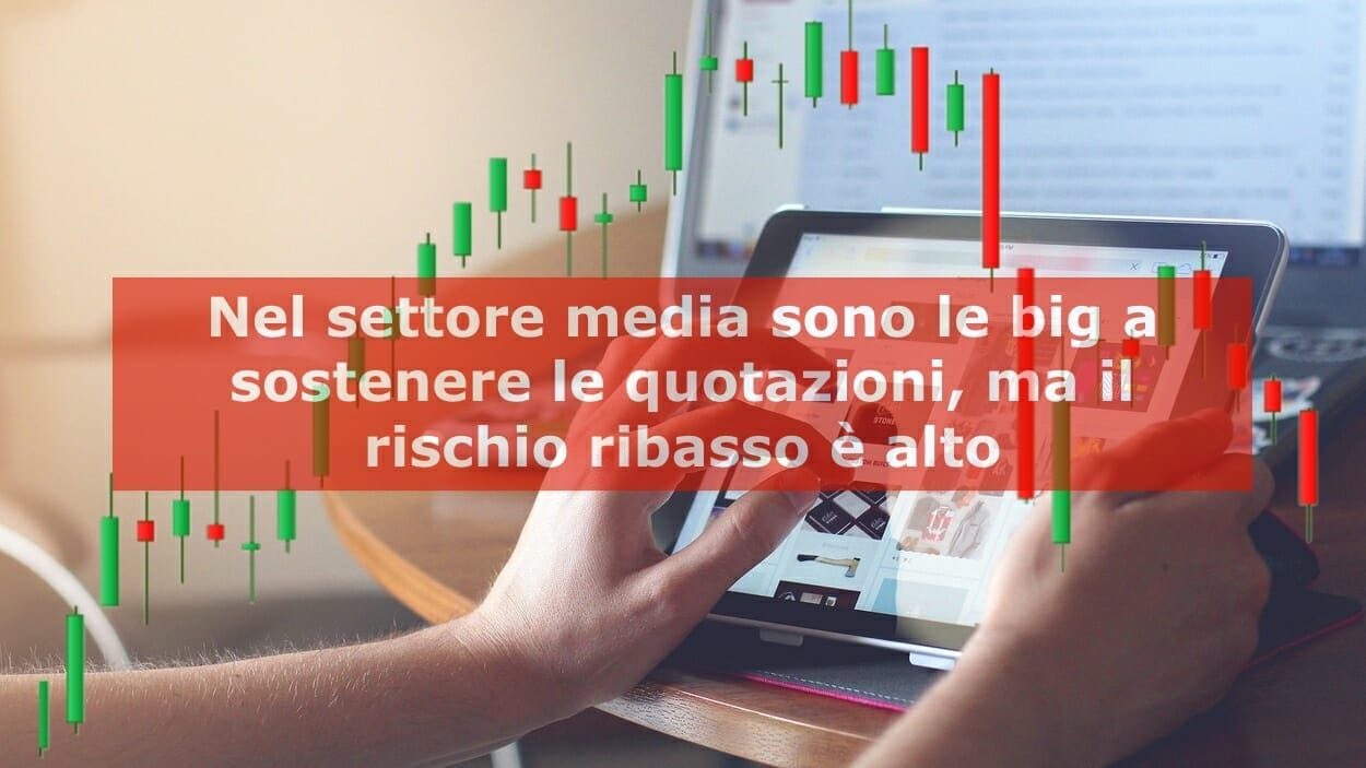 Le azioni MFE B e Mondadori sostengono l'indice settoriale, ma il rischio ribasso è alto