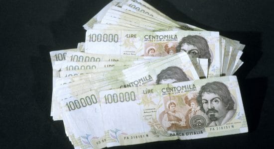 Le banconote di 100.000 lire-proiezionidiborsa.it