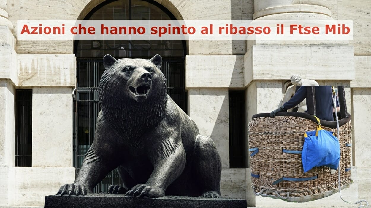 Ecco le azioni che hanno appesantito la performance settimanale del Ftse Mib