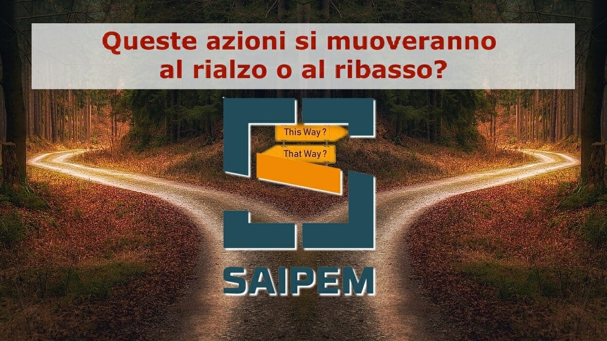 Le azioni Saipem sono ancora indecise sulla direzione da intraprendere