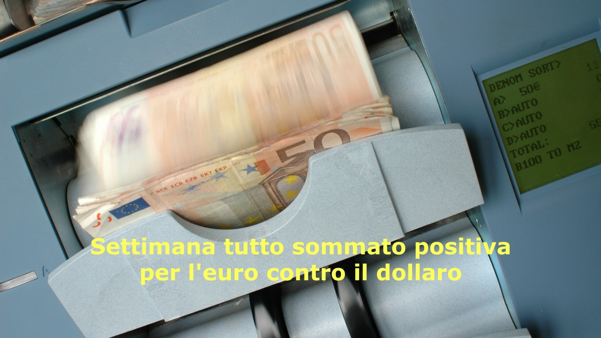 Con un colpo di reni nell'ultima seduta della settimana l'euro chiude al rialzo contro il dollaro