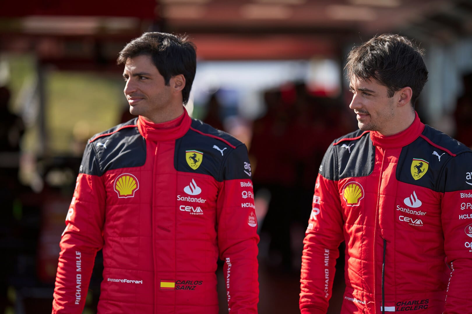 Leclerc e Sainz-Foto da imagoeconomica