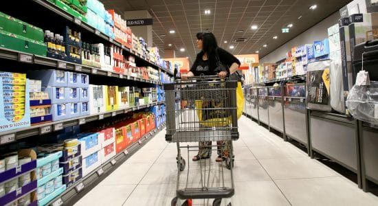 Supermercato-Foto da imagoeconomica