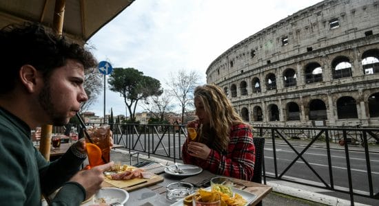 Mangiare bene a Roma-Foto da imagoeconomica