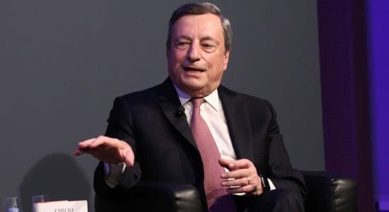 Mario Draghi-Foto da imagoeconomica