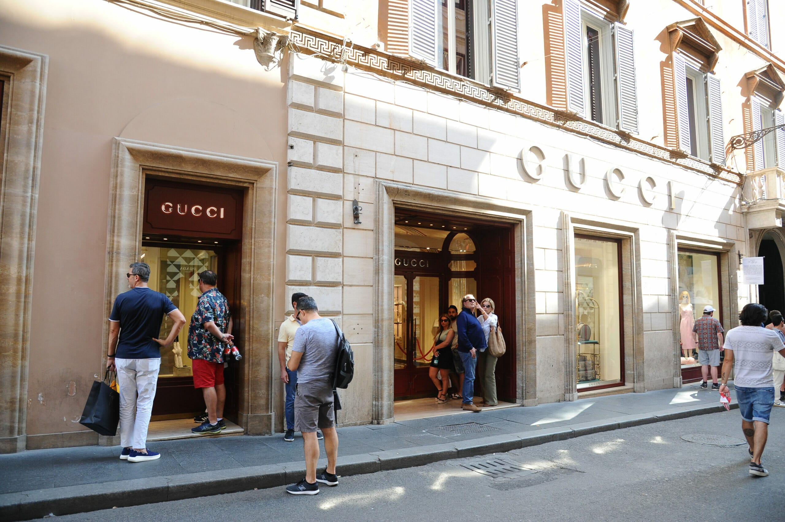 Negozio Gucci a Roma-Foto da imagoeconomica
