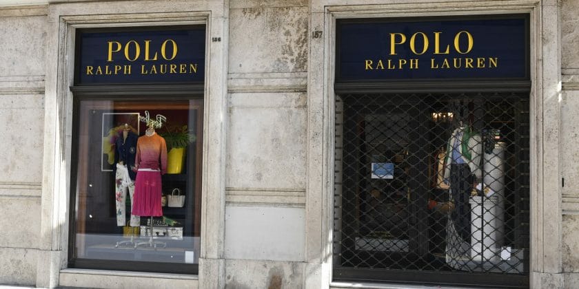 Negozio Ralph Lauren a Roma-Foto da imagoeconomica