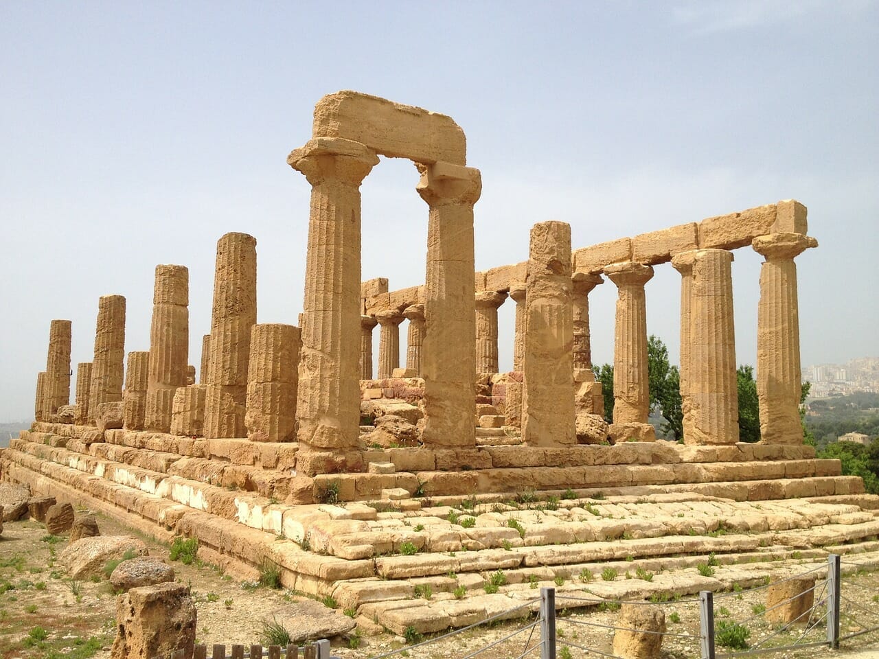 Tempio greco ad Agrigento-Foto da pixabay.com