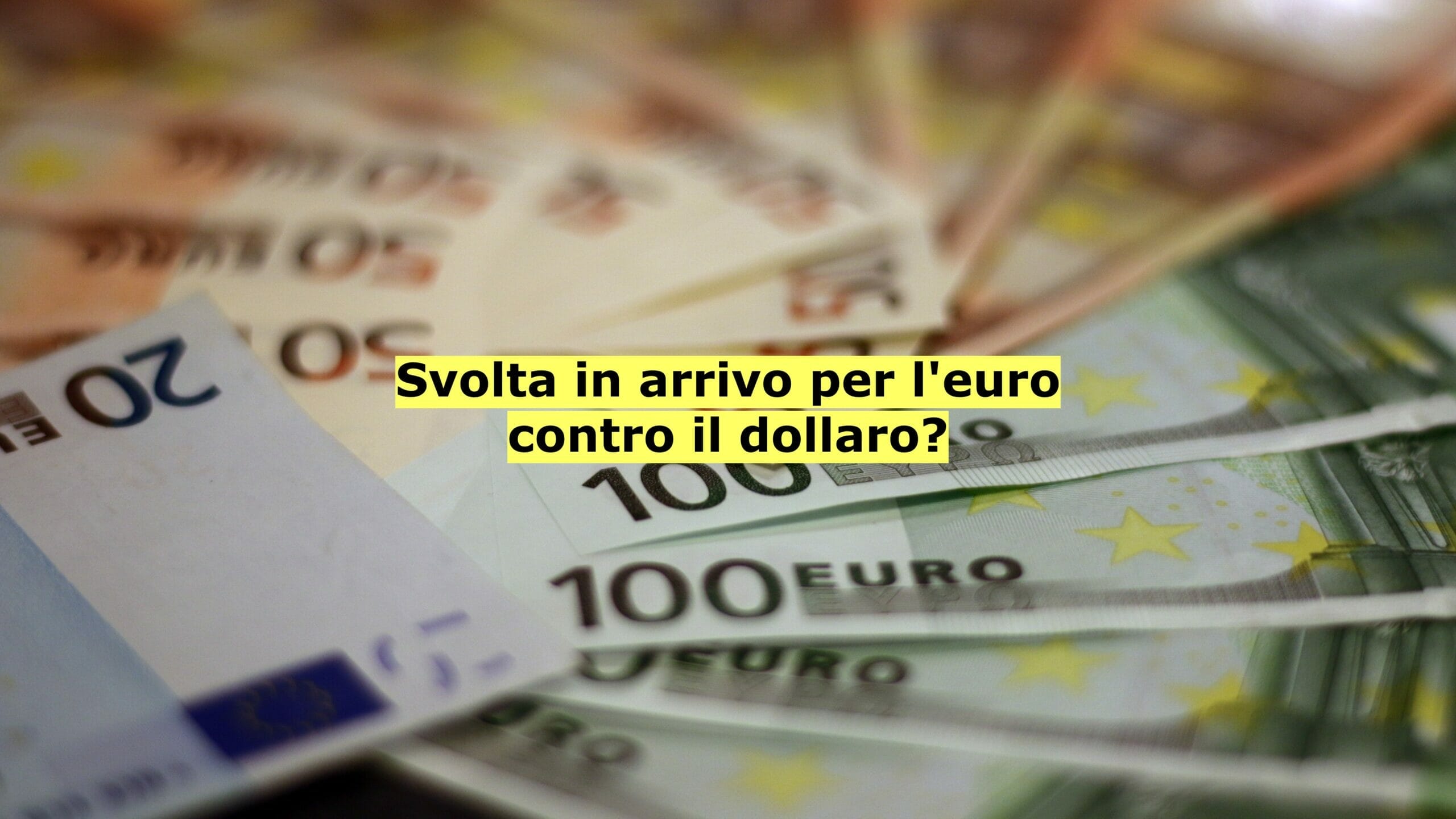 Timidi segnali di ripresa per l'euro contro il dollaro