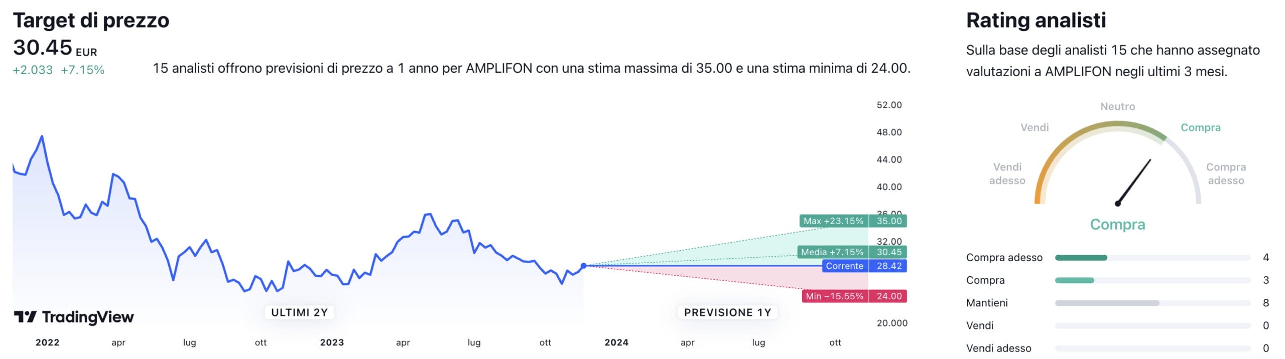 Amplifon titolo store