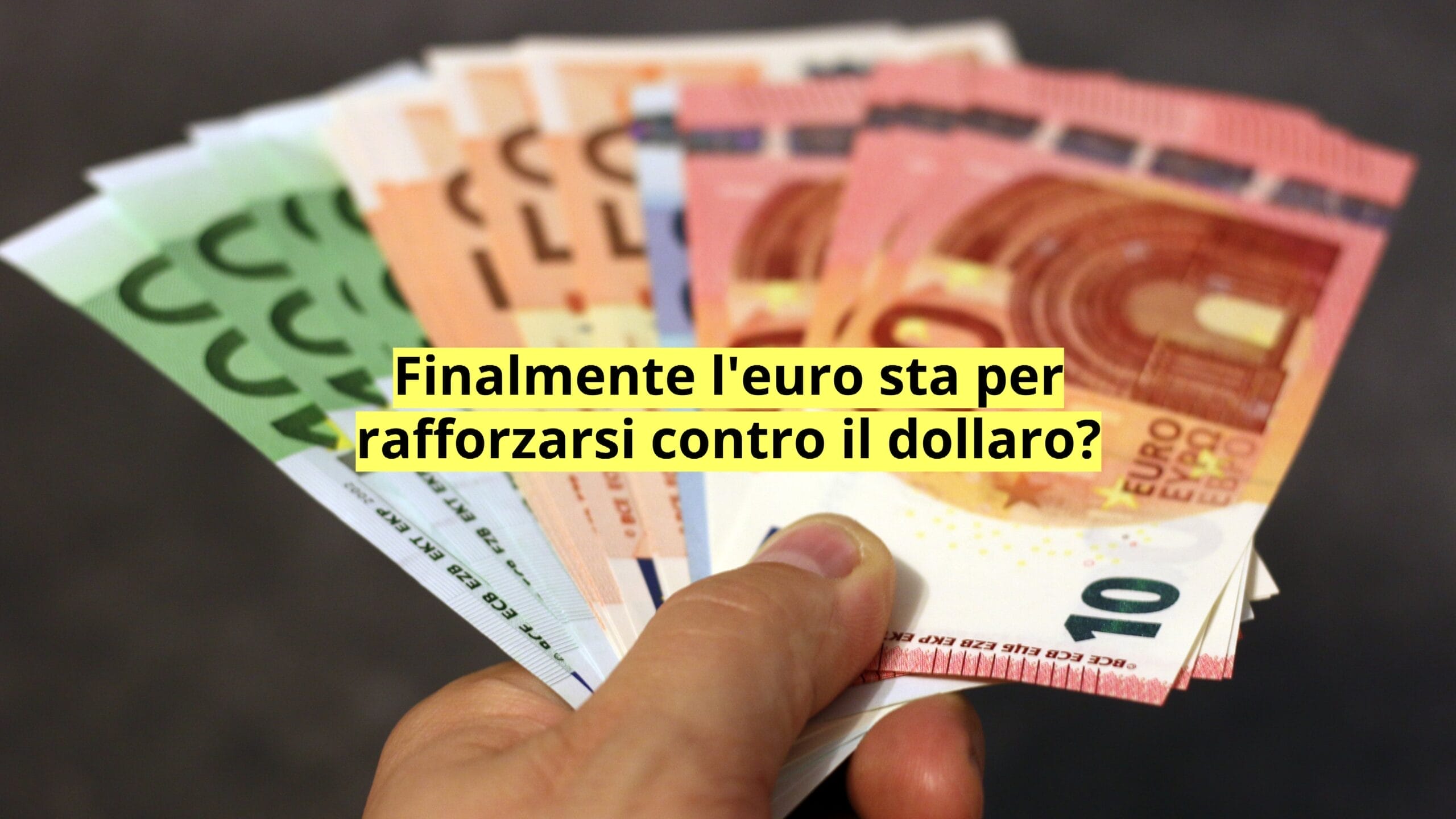 Euro in rampa di lancio contro il dollaro?