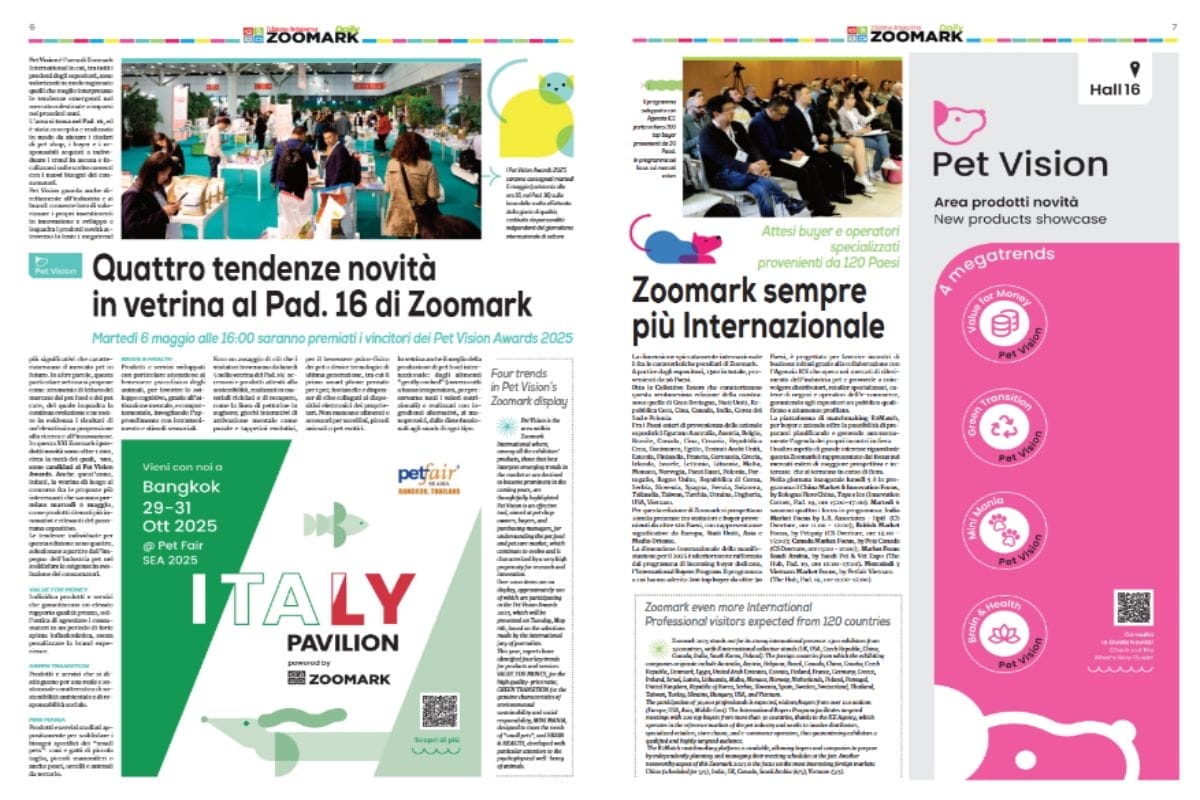 Fiera Zoomark, evento da record. La Pet Economy è un mercato in rapida espansione: 5 titoli su cui scommettere nel 2025
